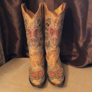 Authentic “CORRAL”Vintage Cowgirl Boots